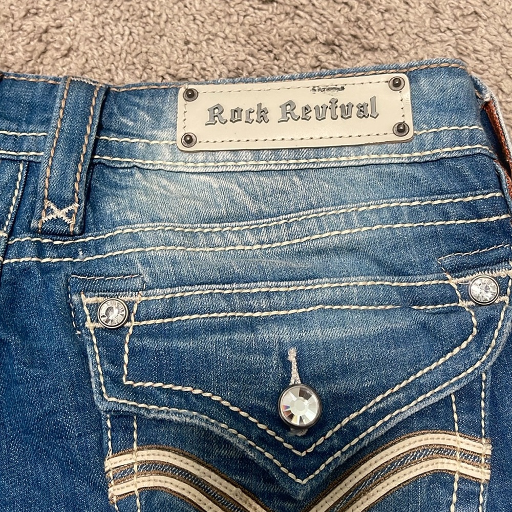 Rock Revival Elaina Distressed Boot Cut Jean - Picture 4 of 13